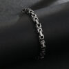 BRACE1 Seamless Silver Metallic Loop Bracelet